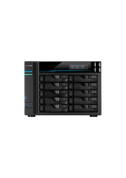 AS6510T 10 Slot Tower Nas I-2.1ghz Quad 8gb Ddr4 2X10GBE 2x2.5gbe