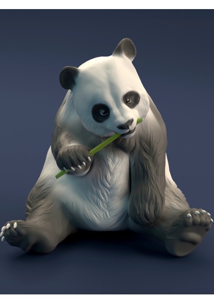 Panda Figürü 20CM Dekorasyon-Hediyelik Ürün-Dekoratif Raf Ürünü-Hobi-Figür