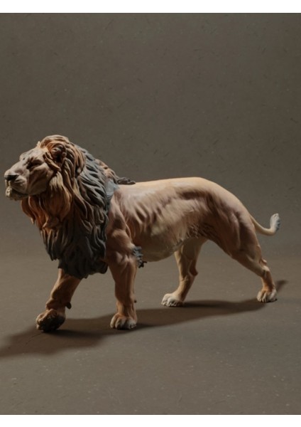 Aslan Figürü 20CM Dekorasyon-Hediyelik Ürün-Dekoratif Raf Ürünü-Hobi-Figür