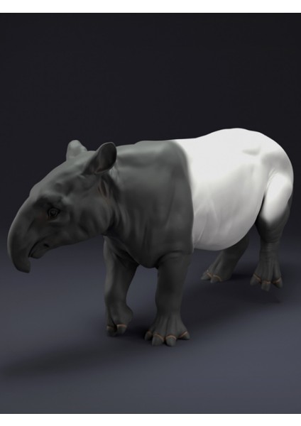 Tapir Figürü 20CM Dekorasyon-Hediyelik Ürün-Dekoratif Raf Ürünü-Hobi-Figür