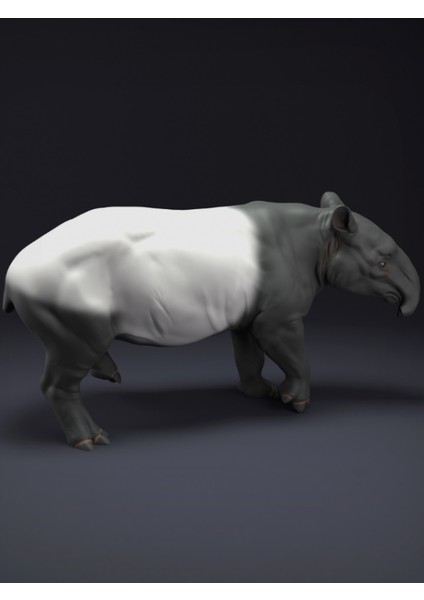 Tapir Figürü 20CM Dekorasyon-Hediyelik Ürün-Dekoratif Raf Ürünü-Hobi-Figür modelleri
