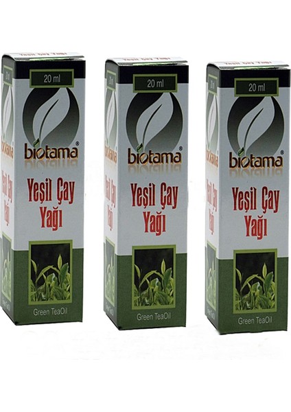 Yeşil Çay Yağı 20 ml X3 Adet
