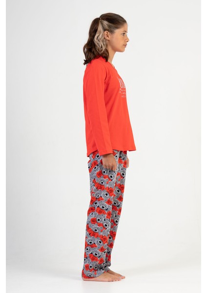 Pamuklu Kız Çocuk Uzun Kol Pijama Takım modelleri