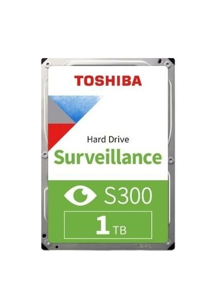 1 Tb Toshıba S300 3.5'' Surveıllance HDD Güvenlik