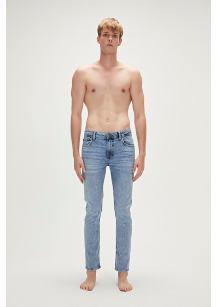 Xavier Jeans Buz Mavi Erkek Denim Pantolon fırsatları