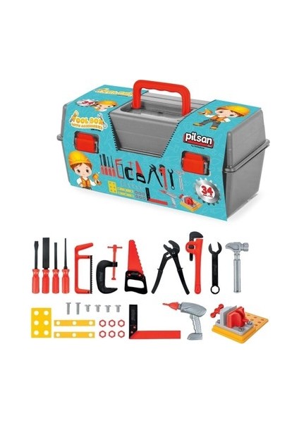 Aksesuarlı Alet Çantası 34 Parça