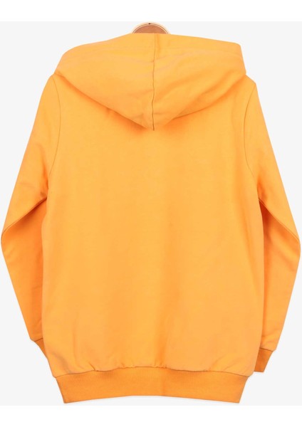 Erkek Çocuk Sweatshirt Basketbol Temalı 8-14 Yaş, Hardal Sarı fiyatları