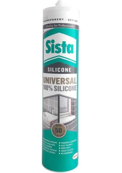 Henkel Sista Universal Şeffaf Silikon 280 ml