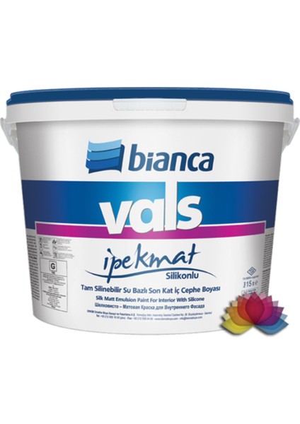 Vals Ipek Mat Beyaz 2,5 Lt