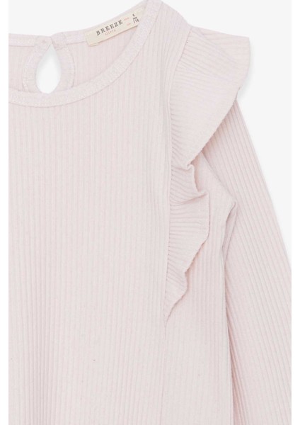 Kız Çocuk Bluz Fırfırlı 1.5-5 Yaş, Krem modelleri