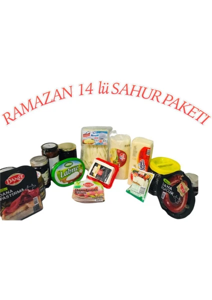 Kınalı Kuzu Ramazan Kumanyası Sahur Kahvaltı Seti 14 Li