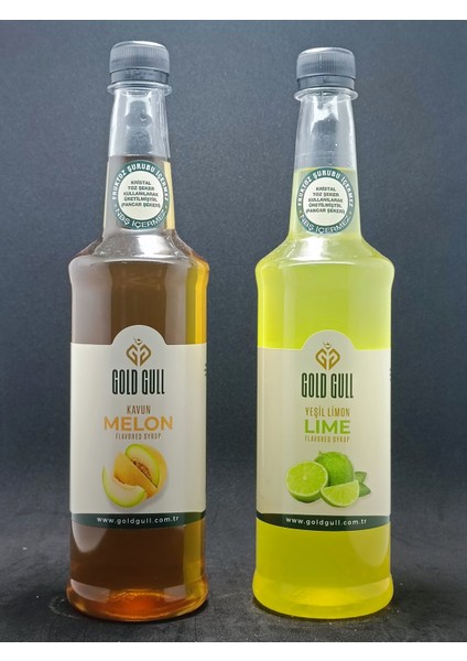 Gold Gull Kavun & Lime Aromalı Kahve & Meyve Şurubu 2 x 700 ml