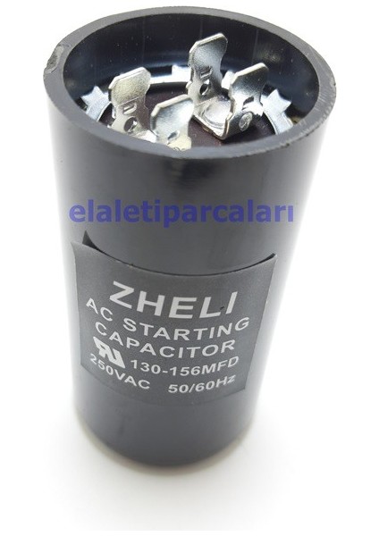 Zheli 130-156 Mf Ilk Hareket Kondansatör Kapasitör 250 V