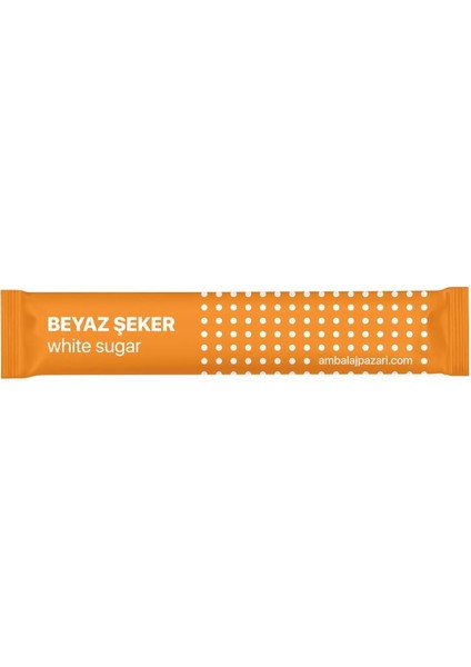 Stick Beyaz Şeker 2 gr - 1500 Adet