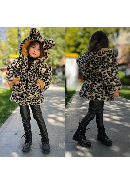 Leopar Peluşlu Mont fiyatları