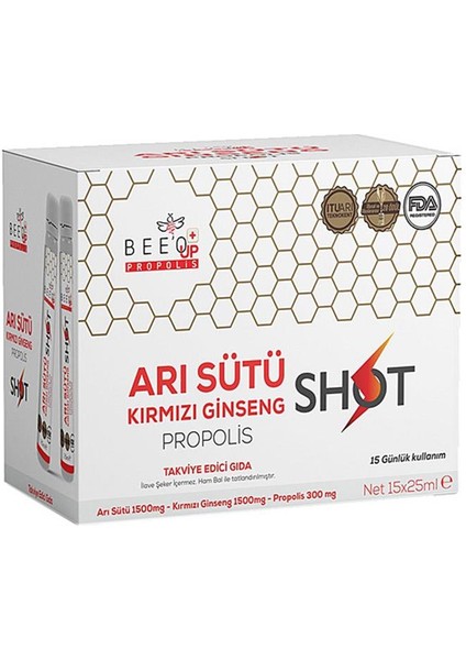 Up Kırmızı Gingseng Propolis Shot -VB443