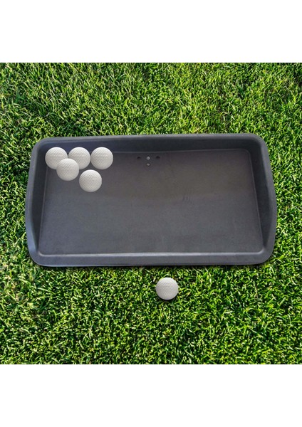 Kauçuk Golf Top Tepsisi Uygulama Golfçü Aksesuar Sürüş Menzili Konteyner Ev Siyah (Yurt Dışından) modelleri