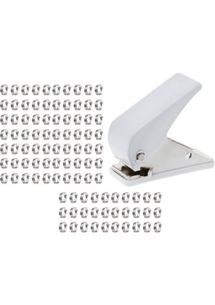 Dart Plastik Miller Için Metal Halka Aksesuarları Dövme Dartı Dart Tutucu Yumruk ve 100 Yüzük (Yurt Dışından)