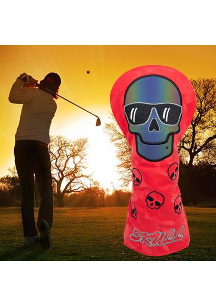 Kafatası Golf Cover Golf Kulübü Ahşap Golf Kapakları Kadınlar Için Kafa Ahşap Sürücü Kulüpleri C (Yurt Dışından) fırsatları