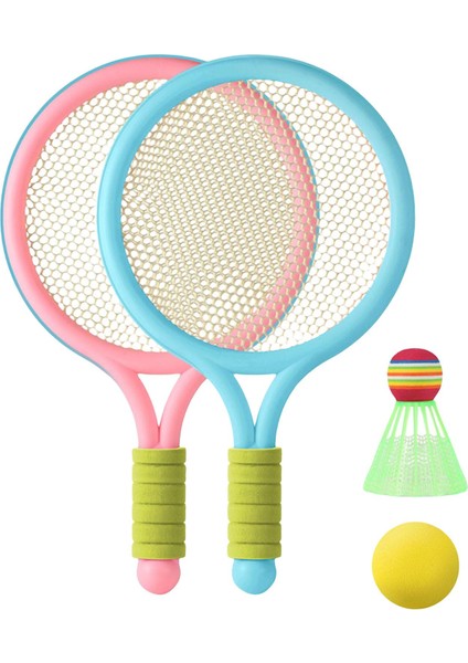 Çocuk Badminton Tenis Raket Yeni Başlayanlar Plaj Için Çifte Spor (Yurt Dışından)