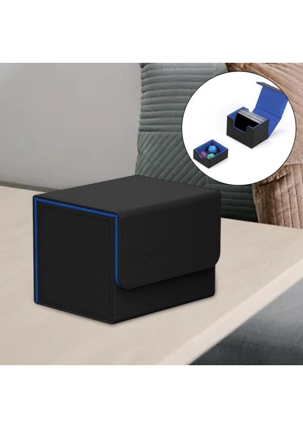 Büyük Kart Güverte Kutusu Tutucu Organizer Depolama Koleksiyonu 100 Kart Siyah Mavisi (Yurt Dışından) fiyatları