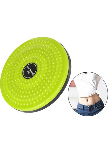 Bel Disk Fitness Egzersiz Masaj Dengesi Ayak Yeşili (Yurt Dışından)