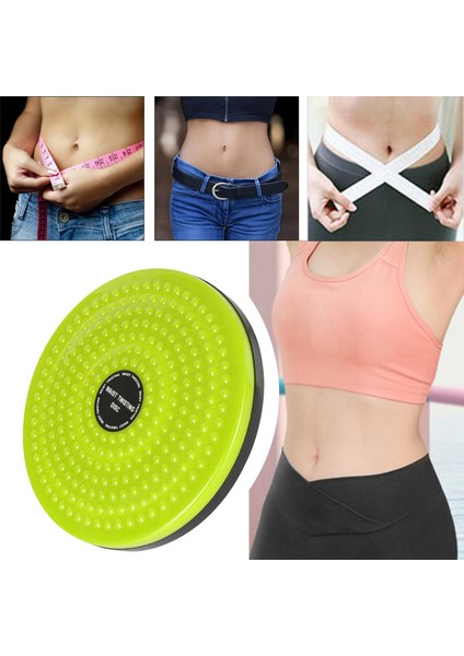 Bel Disk Fitness Egzersiz Masaj Dengesi Ayak Yeşili (Yurt Dışından)