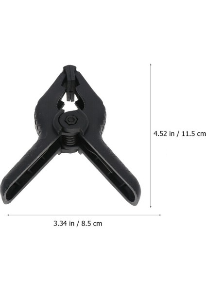 AA Plus 6 Adet Fon Mandalı Clamp Mengene Kıskaç (4.5 Inç=11.5 Cm)