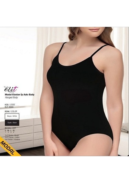 Elit Bayan Modal Elastan Ip Askılı Bady Atlet 3 Adet