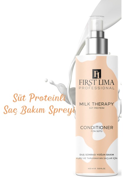 Süt Proteinli Yumuşatıcı ve Kolay Tarama Sağlayan Sprey