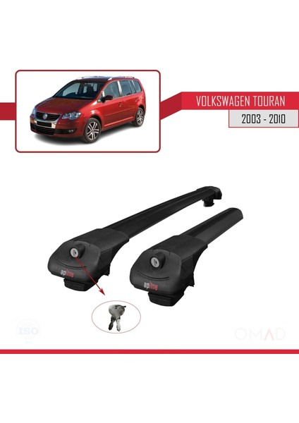 Volkswagen Touran 2003-2010 Arası Ile Uyumlu Ace-1 Ara Atkı Tavan Barı Siyah fiyatları