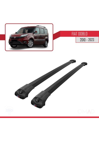 Fiat Doblo 2010 ve Sonrası Ile Uyumlu Ace-1 Ara Atkı Tavan Barı Siyah