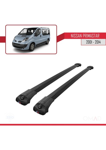Nissan Primastar 2001-2014 Arası Ile Uyumlu Ace-1 Ara Atkı Tavan Barı Siyah