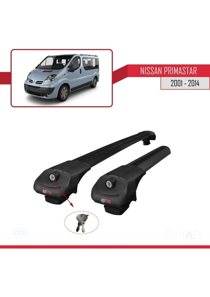 Nissan Primastar 2001-2014 Arası Ile Uyumlu Ace-1 Ara Atkı Tavan Barı Siyah fiyatları