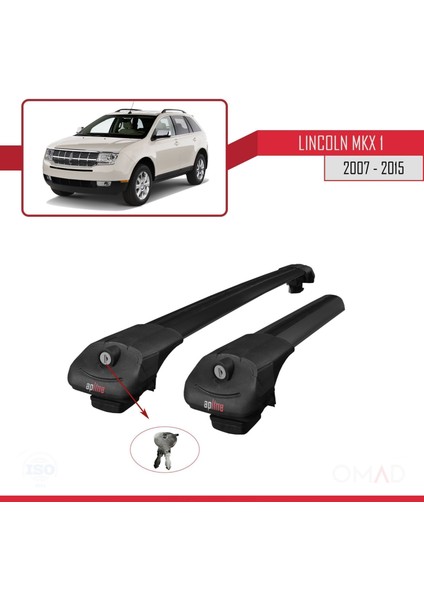 Lincoln Mkx 2007-2015 Arası Ile Uyumlu Ace-1 Ara Atkı Tavan Barı Siyah