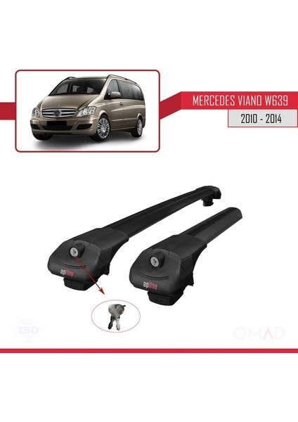 Mercedes Viano 2010-2014 Arası Ile Uyumlu Ace-1 Ara Atkı Tavan Barı Siyah fiyatları