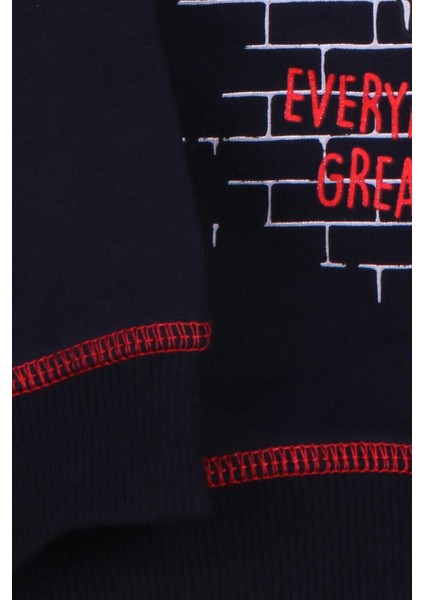 Erkek Çocuk Eşofman Takımı Dinozor Baskılı 1.5-5 Yaş, Lacivert fırsatları