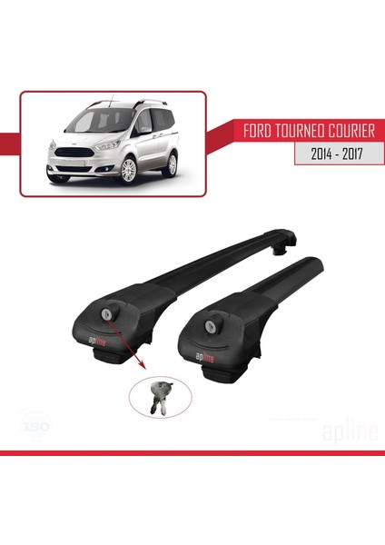 Ford Tourneo Courier 2014-2017 Arası Ile Uyumlu Ace-1 Ara Atkı Tavan Barı Siyah fiyatları