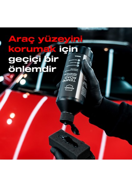 Temporoad Geçici Araç Yüzeyi Koruyucu Sıvı Film-Geçici Boya Koruma-500ml-Leke,Böcek Koruyucu