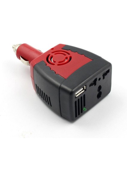 150 Watt Inverter 12 Volt 220 Volt Çevirici 150W Araç Çakmak Power Inverter 12V To 220V Invertör Çevirici Dönüştürücü + USB Port