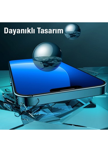 iPhone 14 Plus-13 Pro Max 6.7 0.3mm Full Koruma Tempered Cam Ekran Koruyucu 2 Adet Set