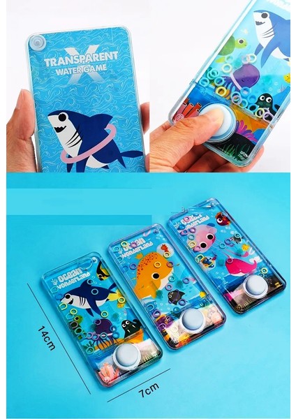 Transparent Water Ring Game Water Ring Ocean World For Kids 1 Adet Okyanus Dünyası Sulu Halka Oyunu modelleri