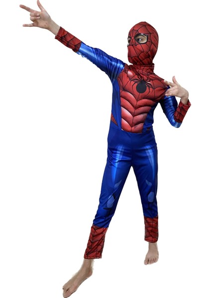 Çocuk Kaslı Örümcek Adam Kostümü modelleri