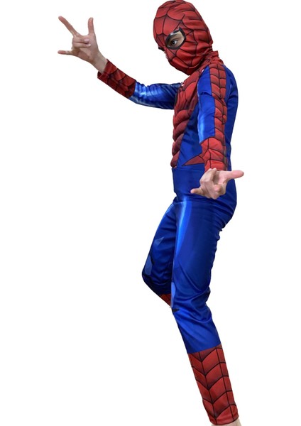 Çocuk Kaslı Örümcek Adam Kostümü indirimleri