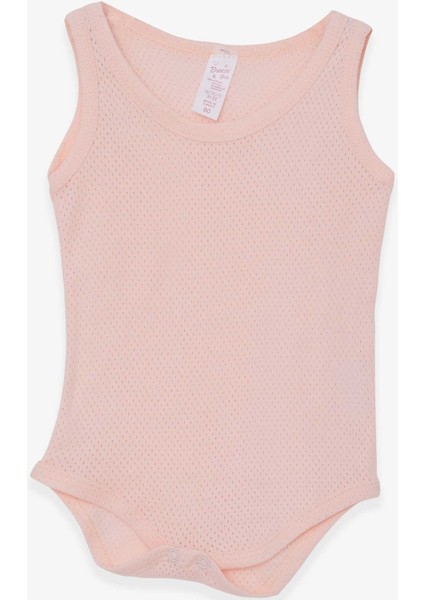 Kız Bebek Çıtçıtlı Body Jakarlı 9 Ay-3 Yaş, Somon