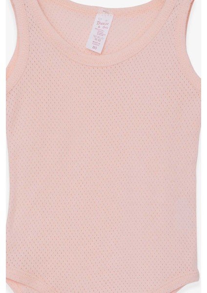 Kız Bebek Çıtçıtlı Body Jakarlı 9 Ay-3 Yaş, Somon modelleri