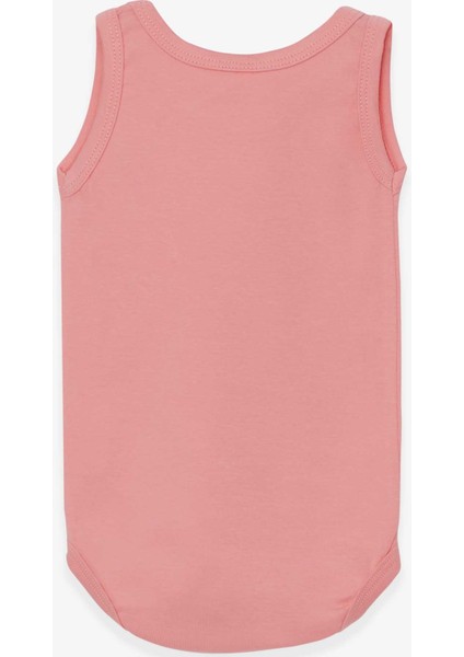 Kız Bebek Çıtçıtlı Body 9 Ay-3 Yaş, Somon