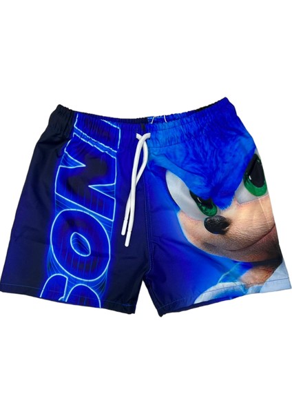 Erkek Çocuk File Ağ Şort Mayo Bel Bağlamalı Efsane Karakterler Baskılı Yeni Sezon Spider Man - Superman Paw Patrol