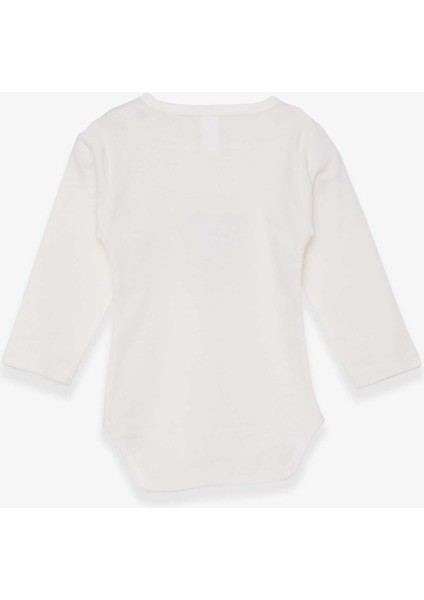 Kız Bebek Çıtçıtlı Body Baskılı Unicorn 9 Ay-3 Yaş, Ekru fiyatları