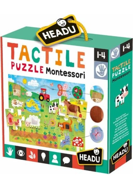 HEADU TACTILE ANIMALS MONTESSORI (1-4 YAŞ)